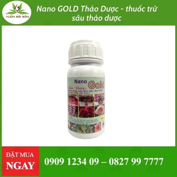 Nano GOLD Thảo Dược - thuốc trừ sâu thảo dược
