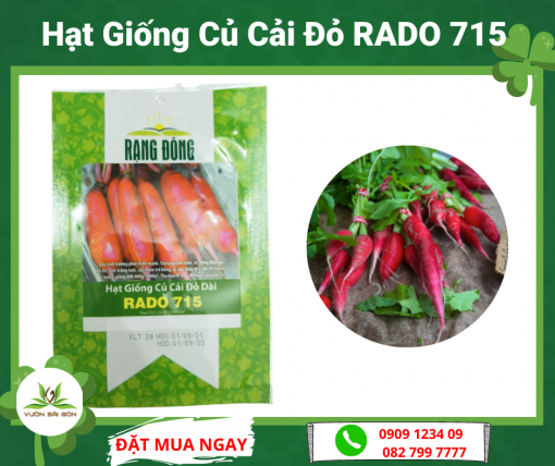 Hat Giong Cu Cai Do Rado 715