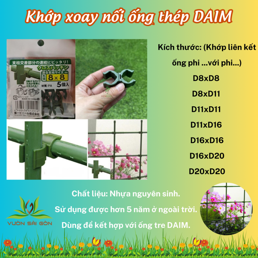 Khop Xoay Noi Ong Thep Daim