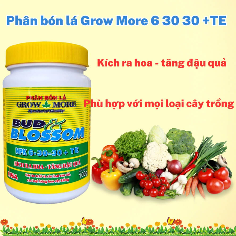 Phan Bon Grow More 6 30 30 Phan Bon Grow More 6 30 30