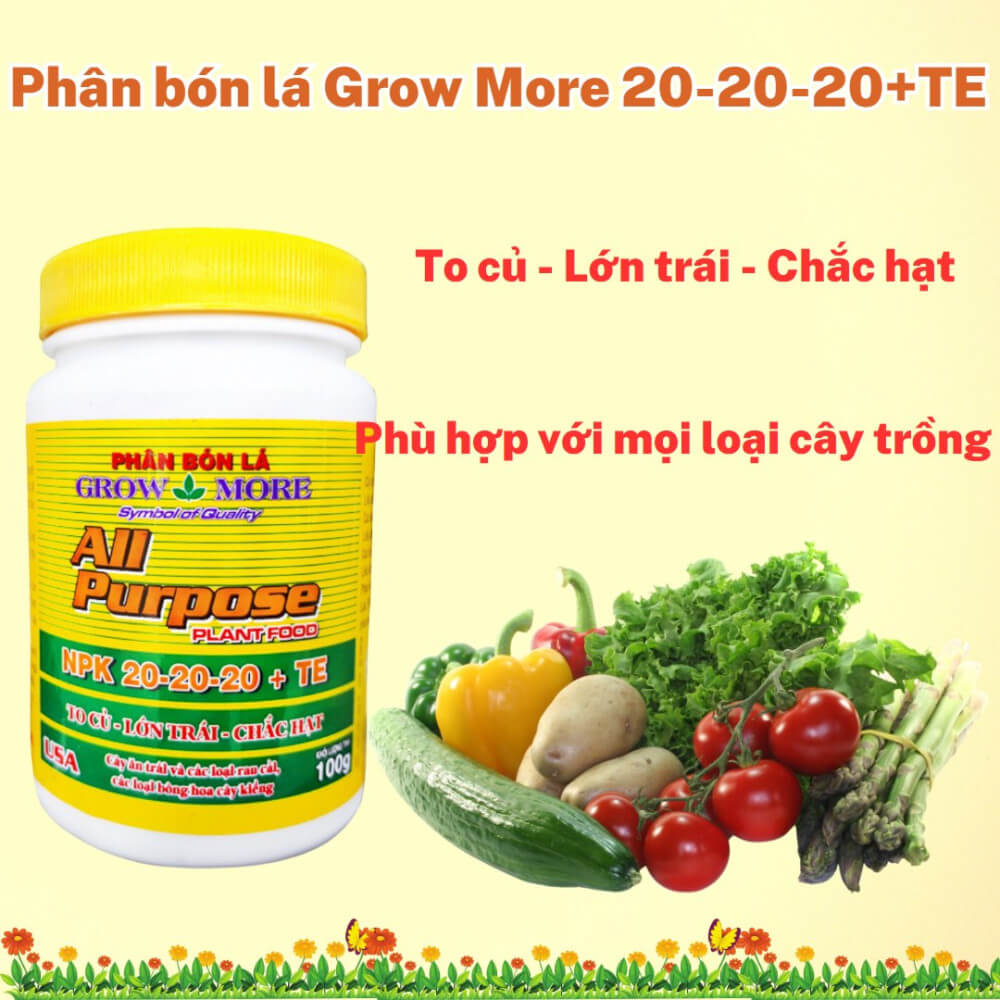 Phan Bon La Grow More 20 20 20 Phan Bon La Grow More 20 20 20