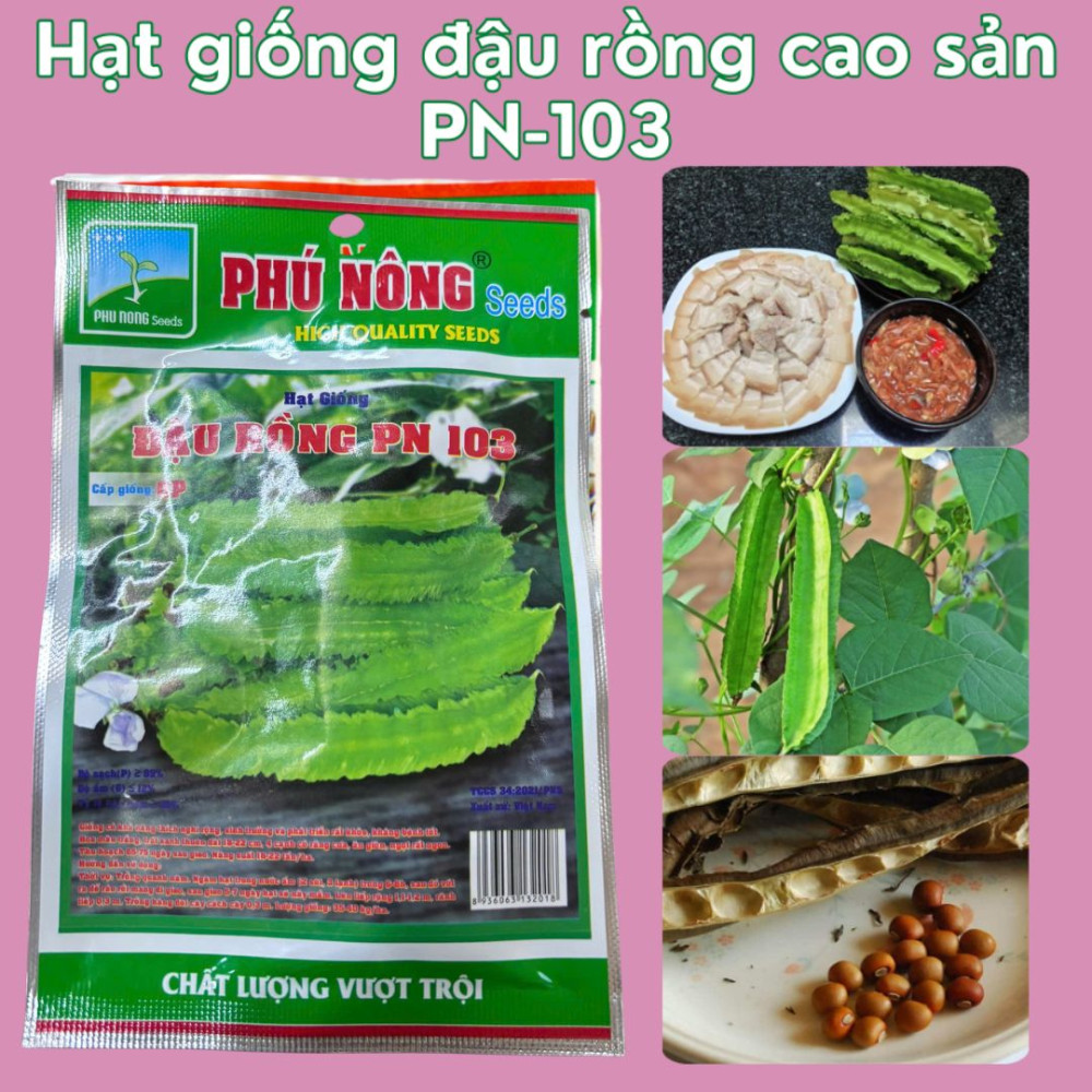 hạt giống đậu rồng cao sản pn-103