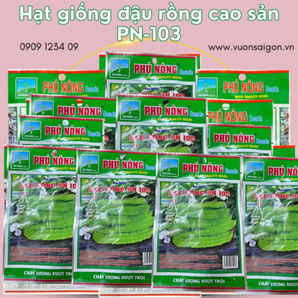 hạt giống đậu rồng cao sản pn103 3