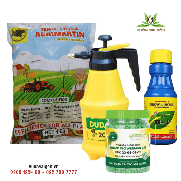 Combo dụng cụ chăm sóc cây cảnh tại nhà 1
