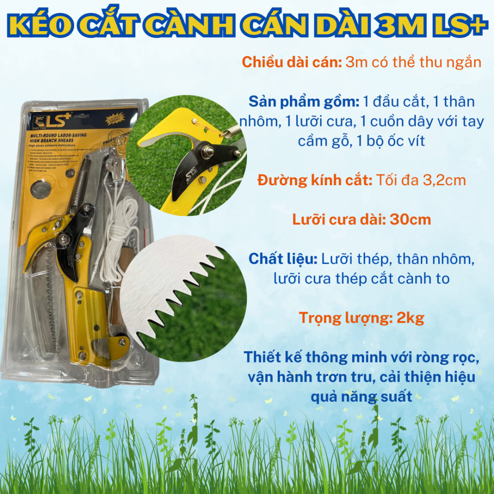 Keo Giat Canh Cay Tren Cao