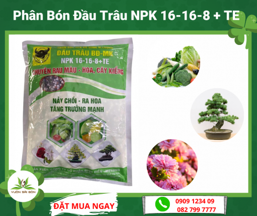 Phan Bon Dau Trau Npk 16 16 8 Te