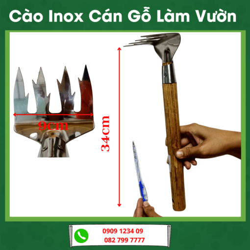 Cao Inox Can Go Lam Vuon