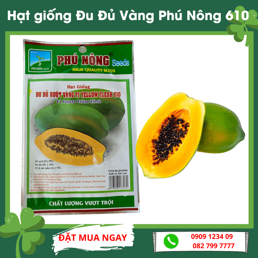 Hat Giong Du Du Vang Phu Nong 610
