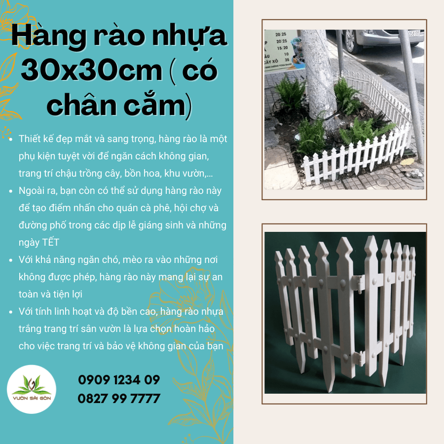 Hang Rao Nhua Trang Tri 30x30cm Co Chan Cam (2)
