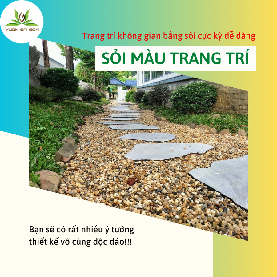 Sự khác nhau của sỏi màu tự nhiên và sỏi nhuộm