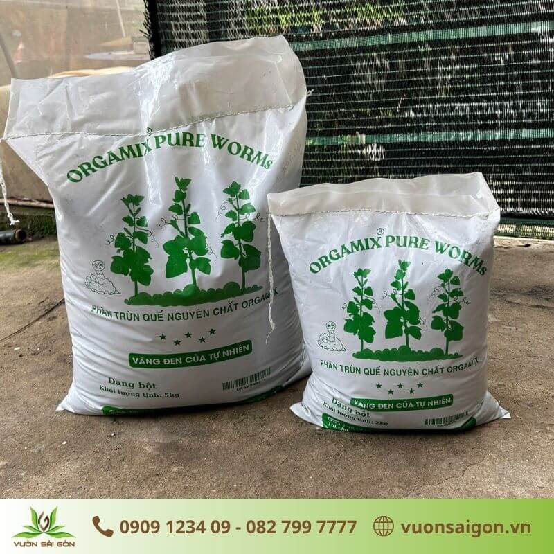 Phân trùn quế dạng bột Orgamix Pure Worms
